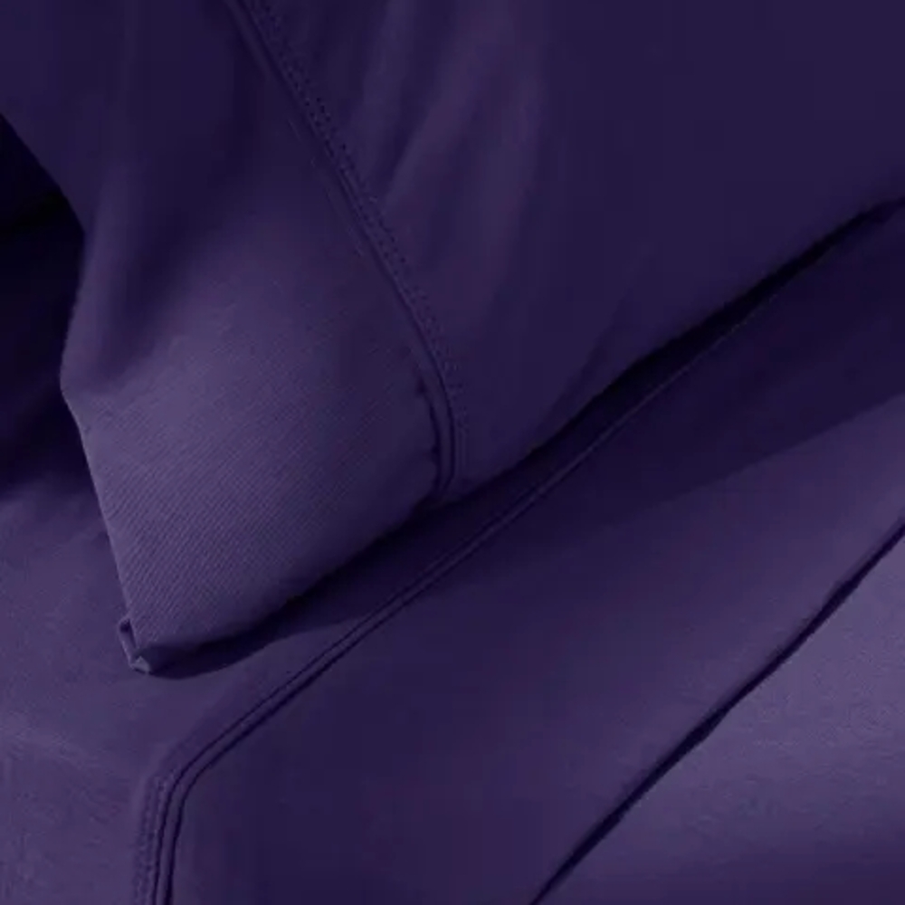 NIB Purple Mattress Brand - KING/CALI KING SOFTSTRETCH SHEET SET (BAMBOO) - Picture 7 of 17